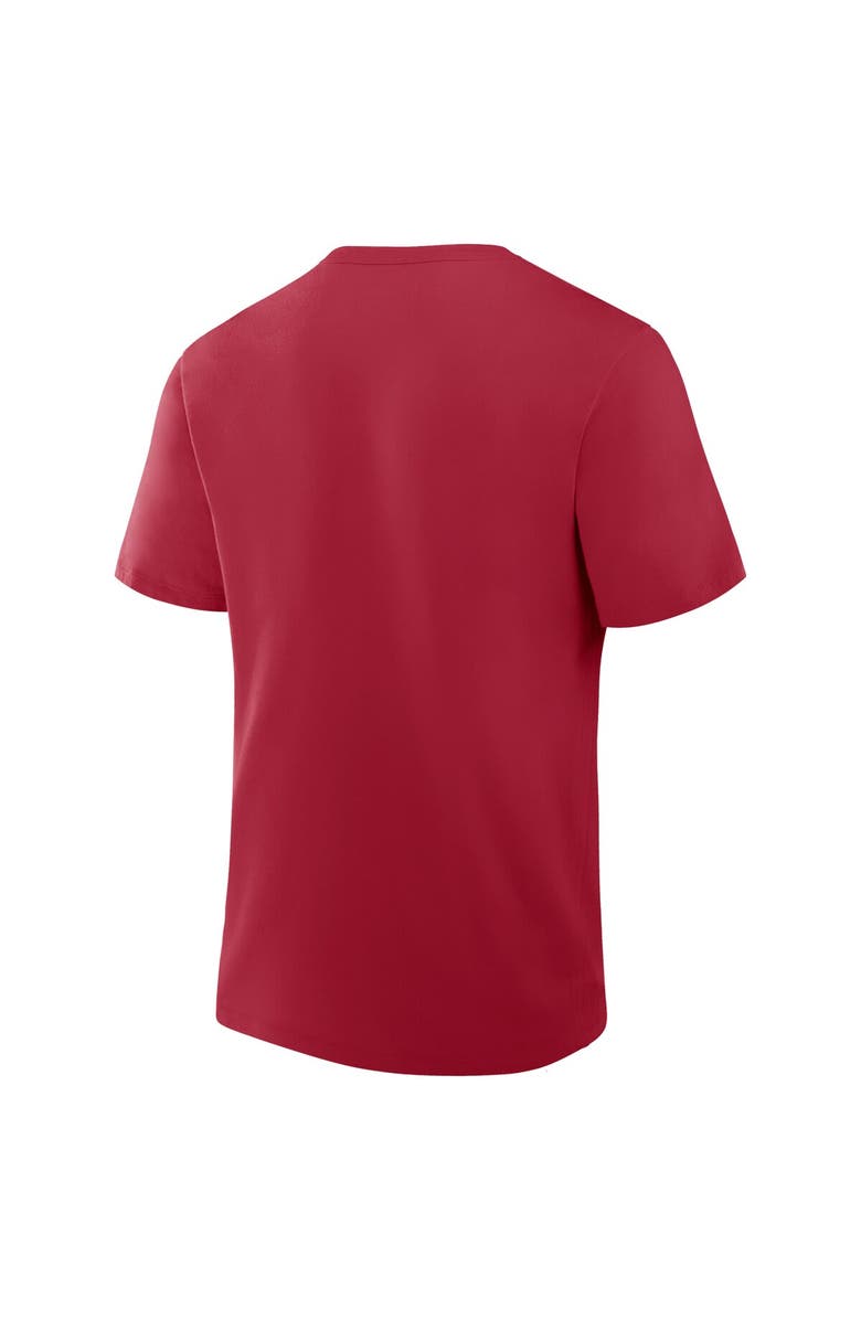 FANATICS Men's Fanatics Scarlet San Francisco 49ers Option Route Legacy T-Shirt, Alternate, color, Scarlet