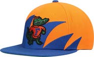 Mitchell & Ness Men's Mitchell & Ness Royal/Orange Florida Gators Sharktooth Snapback Hat