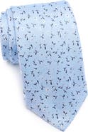 TOM BAINE Floral Jacquard Tie
