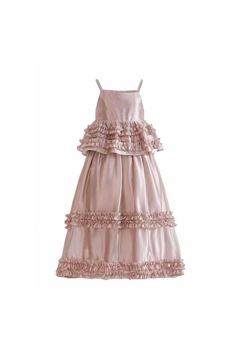 Calista Ruffle Skirt Set, Main, color, Pink