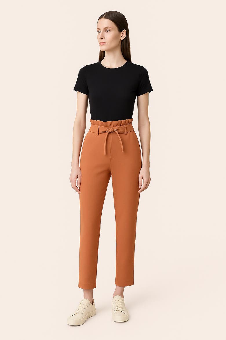Shell Pants, Alternate, color, Terracotta
