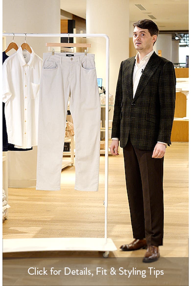 Zach Straight Leg Twill Pants video