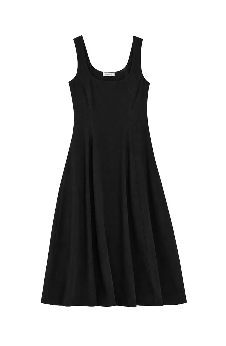 ottod'Ame Viscose Long Dress, Alternate, color, Black