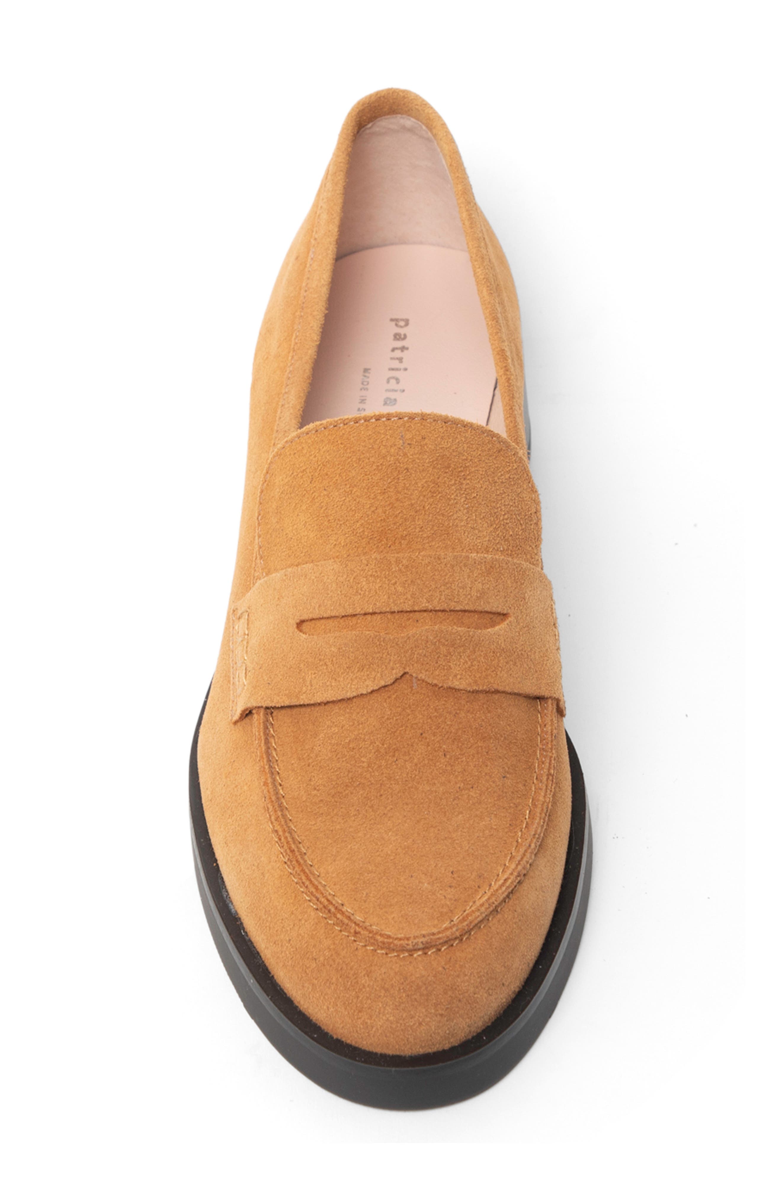 Vivienne Penny Loafer, Alternate, color, TAN SUEDE