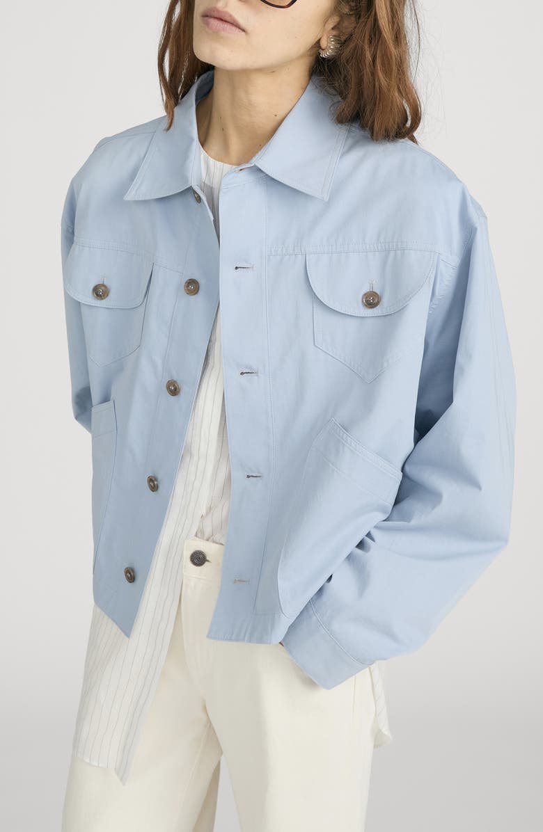 FRAME The Utility Jacket, Alternate, color, Sky Blue