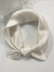 SILKSILKY Pure Silk Solid Color Square Scarf