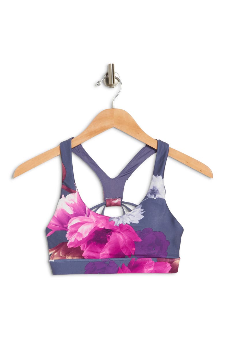 Arianna Printed Sports Bra, Alternate, color, HERON FLORA COLLAGE