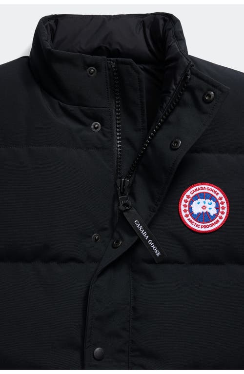 Canada Goose Freestyle Water Repellent 625 Fill Power Down Vest In Black