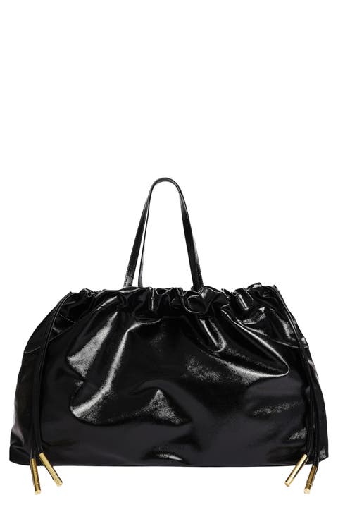 Riverside Oversized Faux Leather Tote