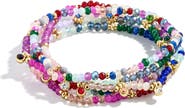 BaubleBar Indya Assorted 5-Pack Semiprecious Stone Bracelets