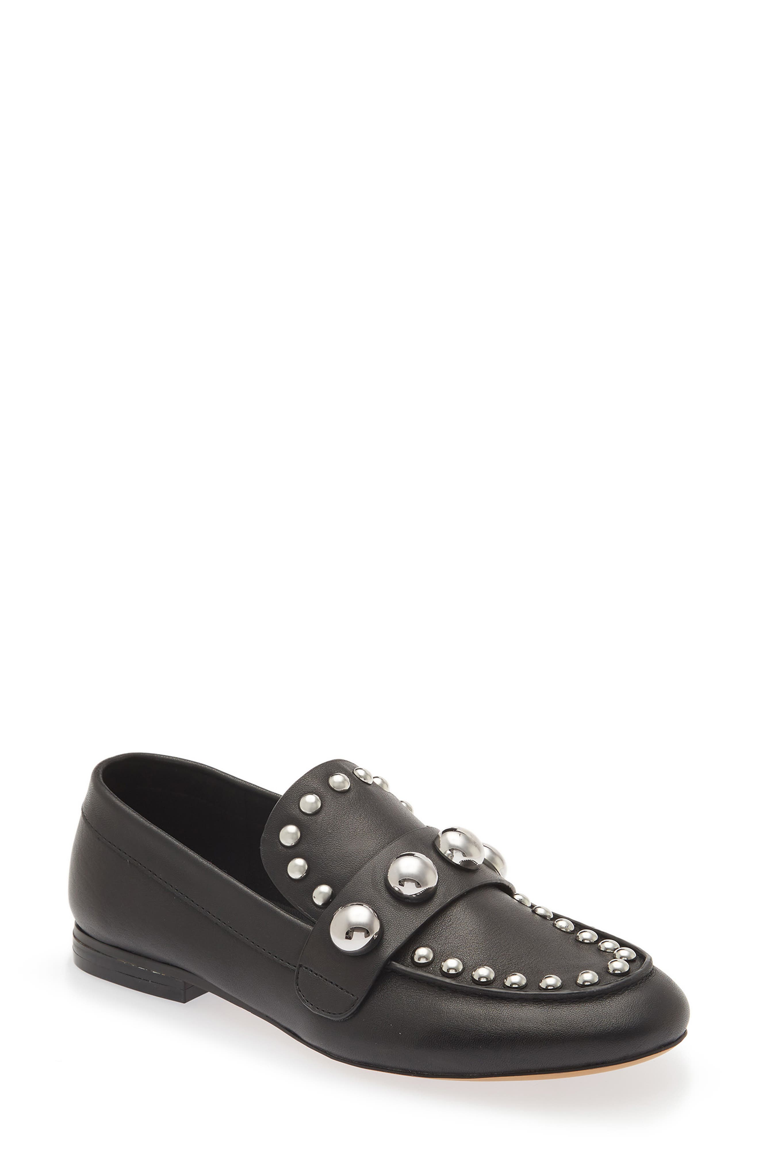 KARL LAGERFELD PARIS Avah Studded Loafer, Main, color, 
