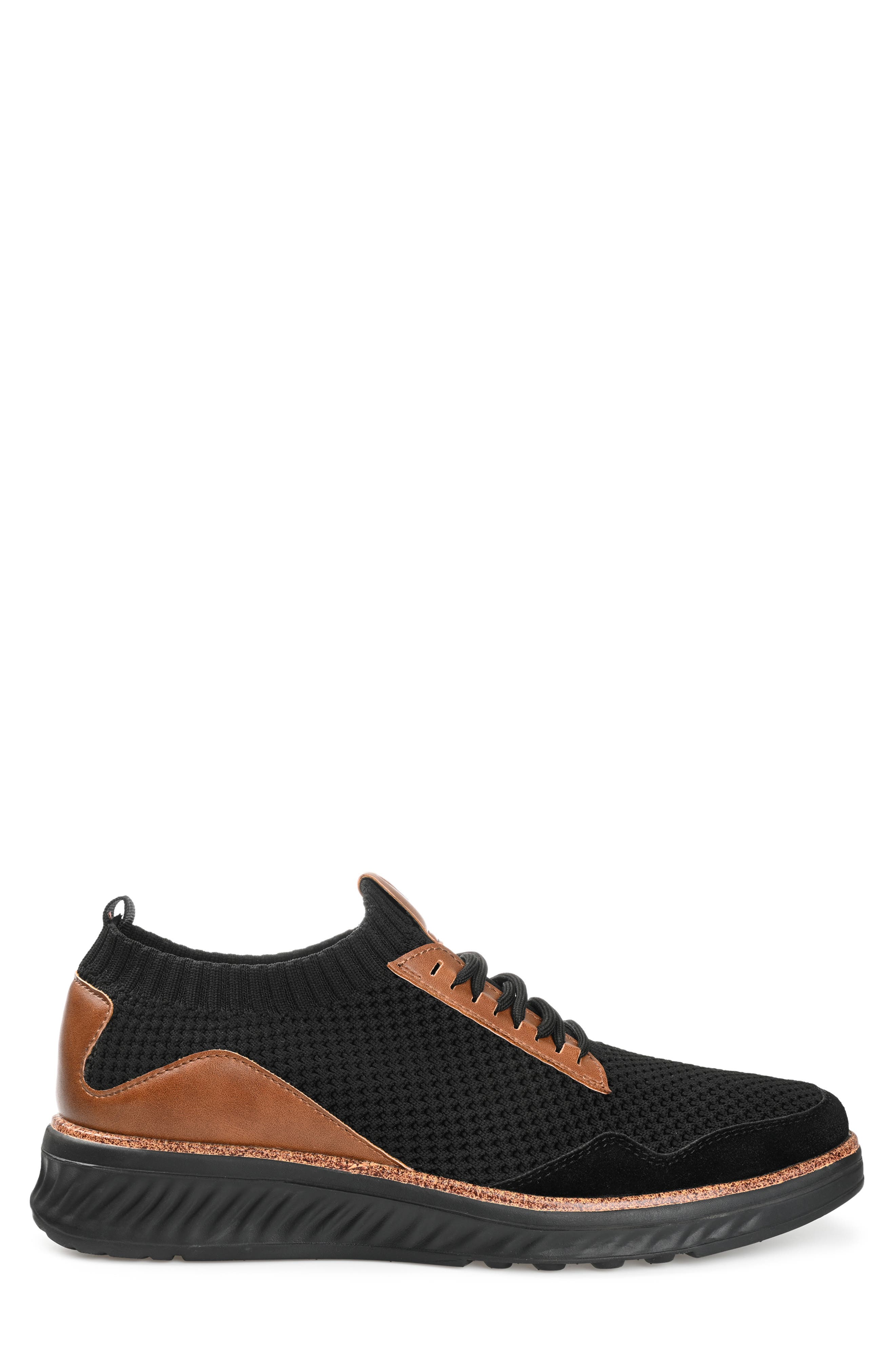 Julius Knit Casual Dress Shoe, Alternate, color, BLACK