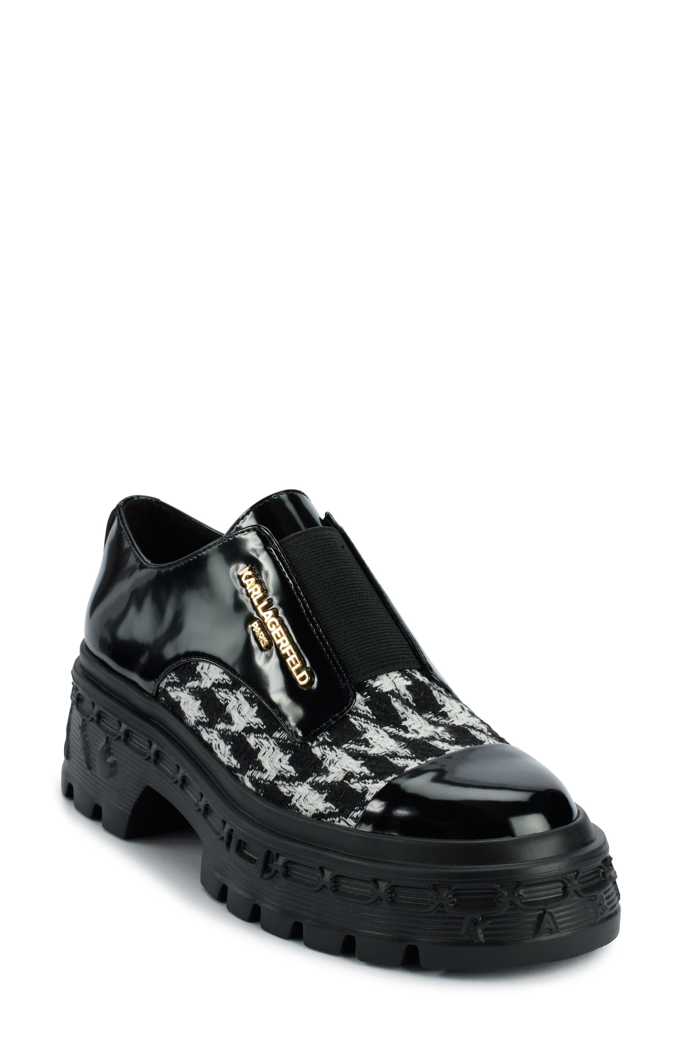 KARL LAGERFELD PARIS Lakely Lug Sole Loafer, Main, color, 