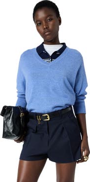 GERARD DAREL Lenae V-Neck Loose Fit Jumper