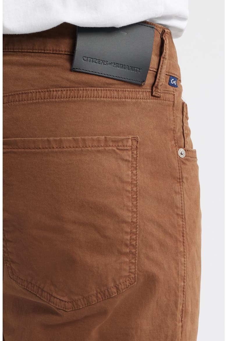 Gage Slim Straight 5-Pocket Pants, Alternate, color, COGNAC LIGHT