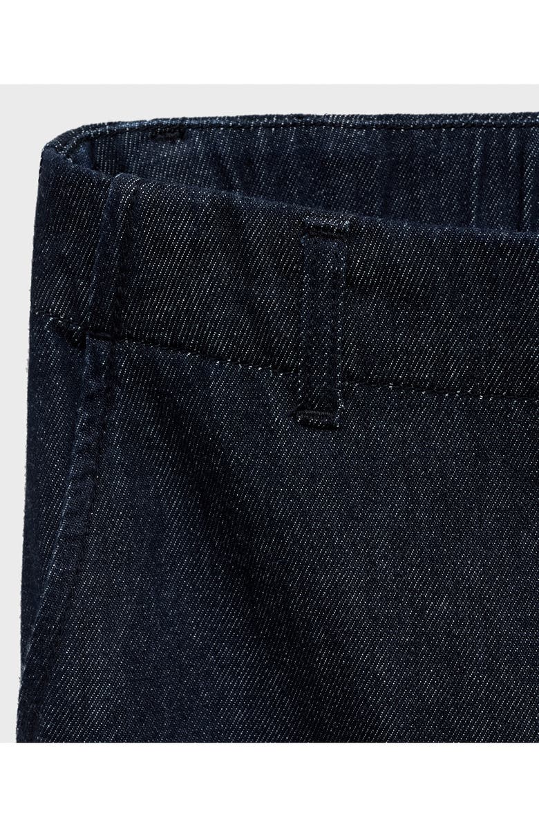 MANGO High Waist Wide Leg Denim Pants, Alternate, color, Open Blue