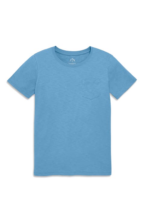 Unisex Fit Slub Pocket Tee