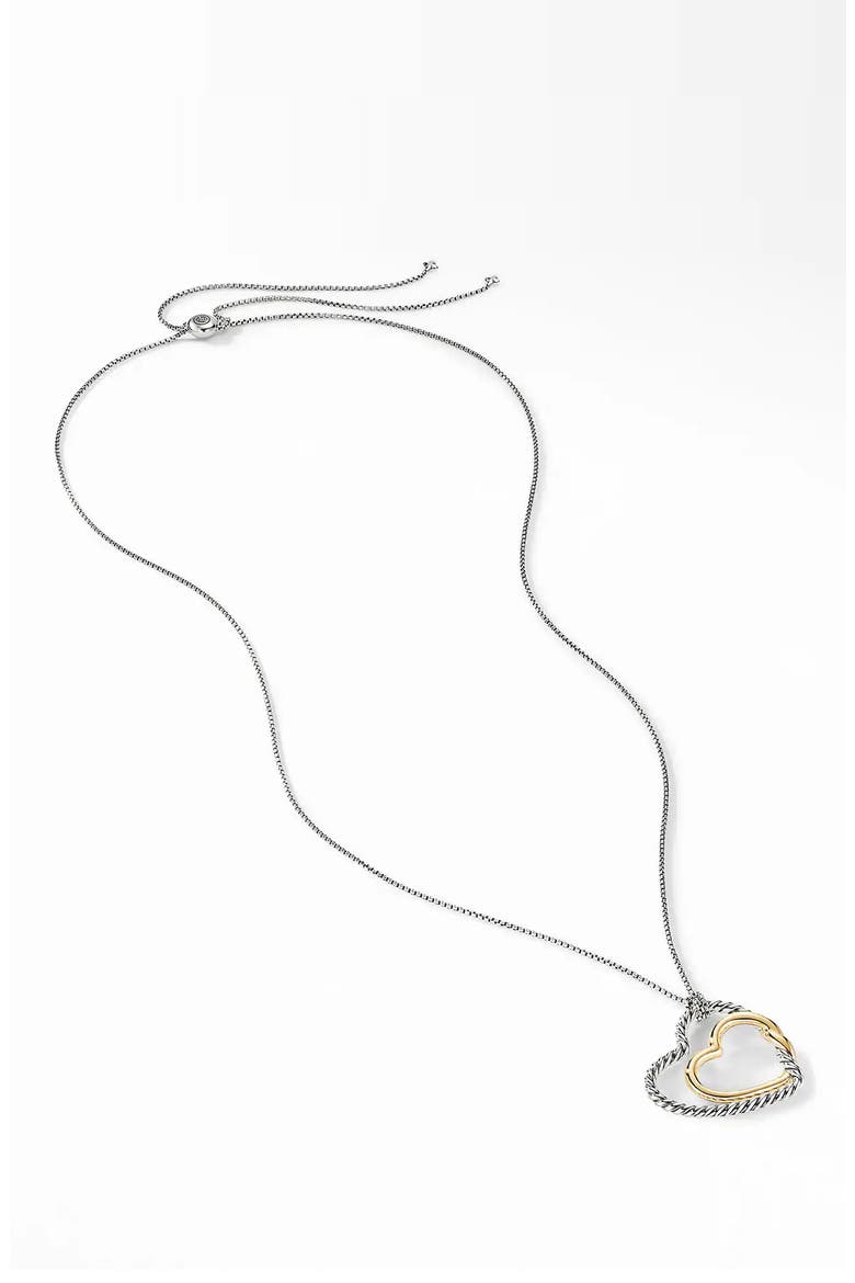 Continuance Heart Pendant Necklace, Alternate, color, SILVER