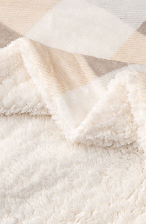 Woven & Weft Reversible Faux Shearling Throw Blanket