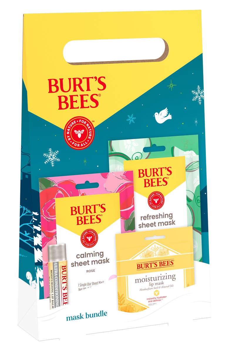 Burt's Bees 6-Pack Masks Gift Set, Alternate, color, 