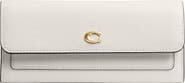 COACH Slim Essential Polished Pebble Leather Wallet