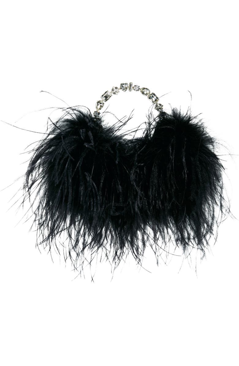 L’alingi Feather Top Handle Bag, Alternate, color,
