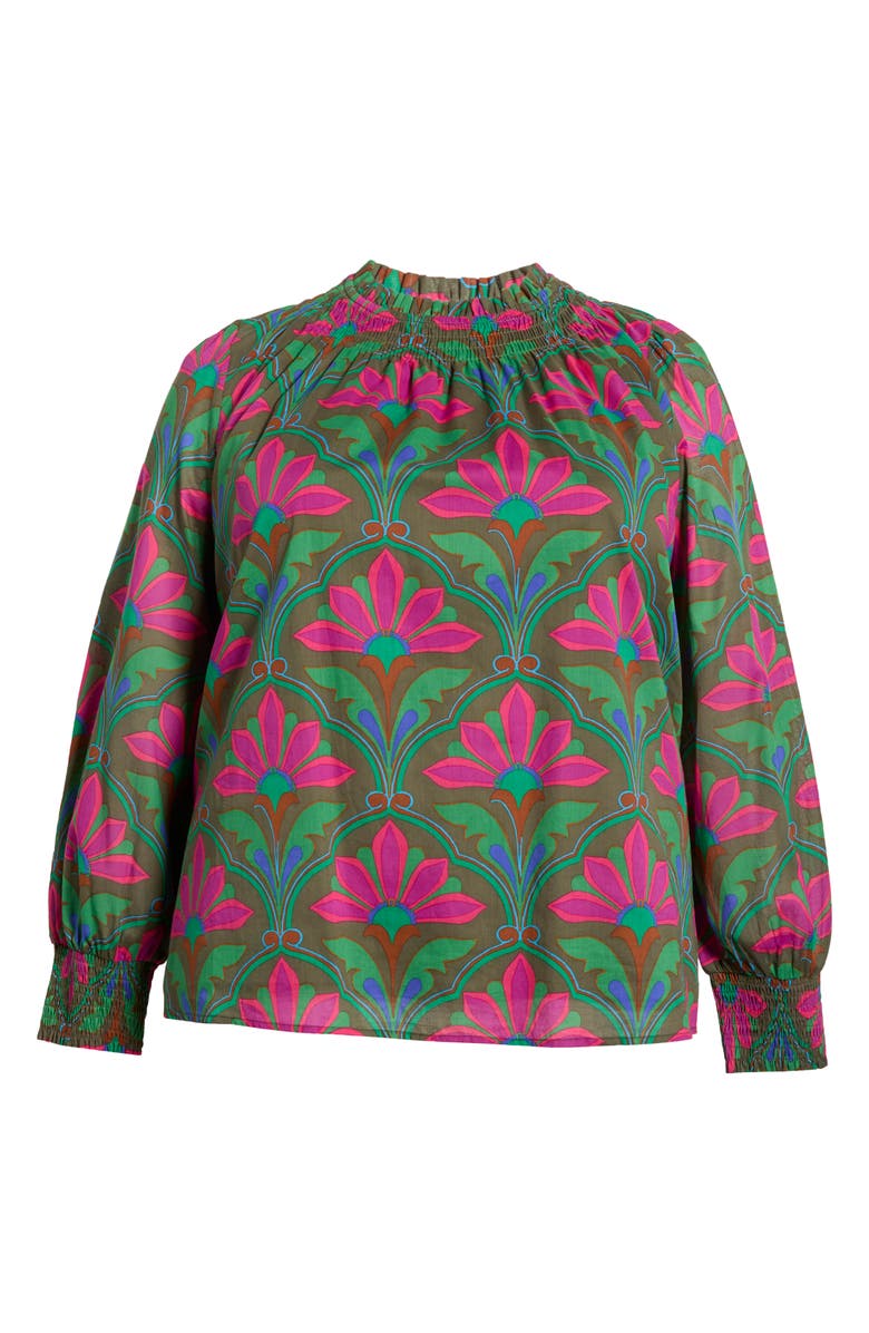 SUGARLIPS Evanna Floral Noehmi Smocked Top, Alternate, color,