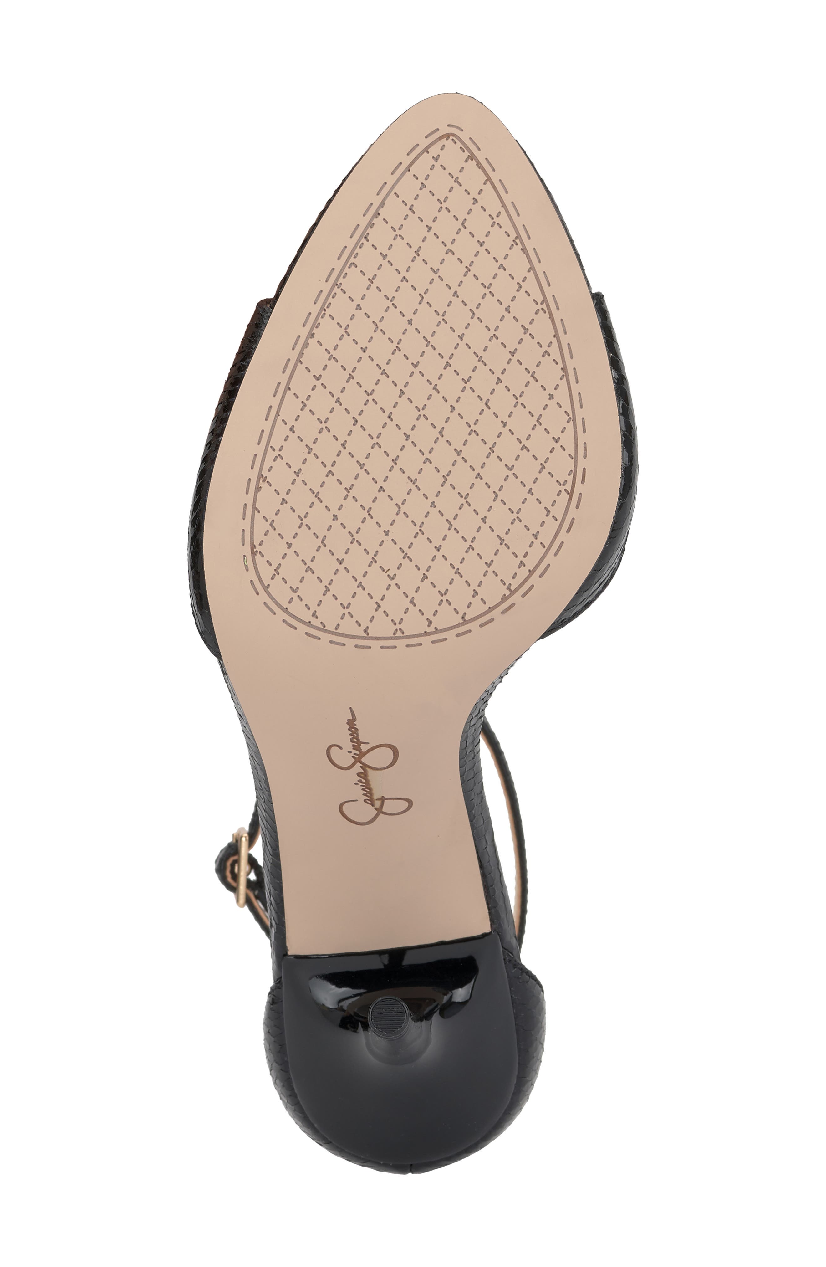 Jessica Simpson Nelira Ankle Strap Sandal, Alternate, color, Black