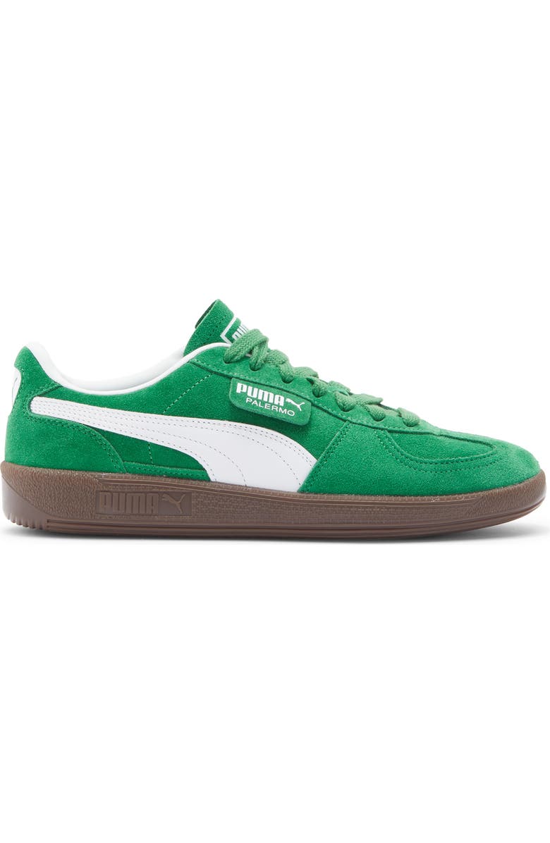 PUMA Palermo Sneaker, Alternate, color, Archive Green/ Puma White