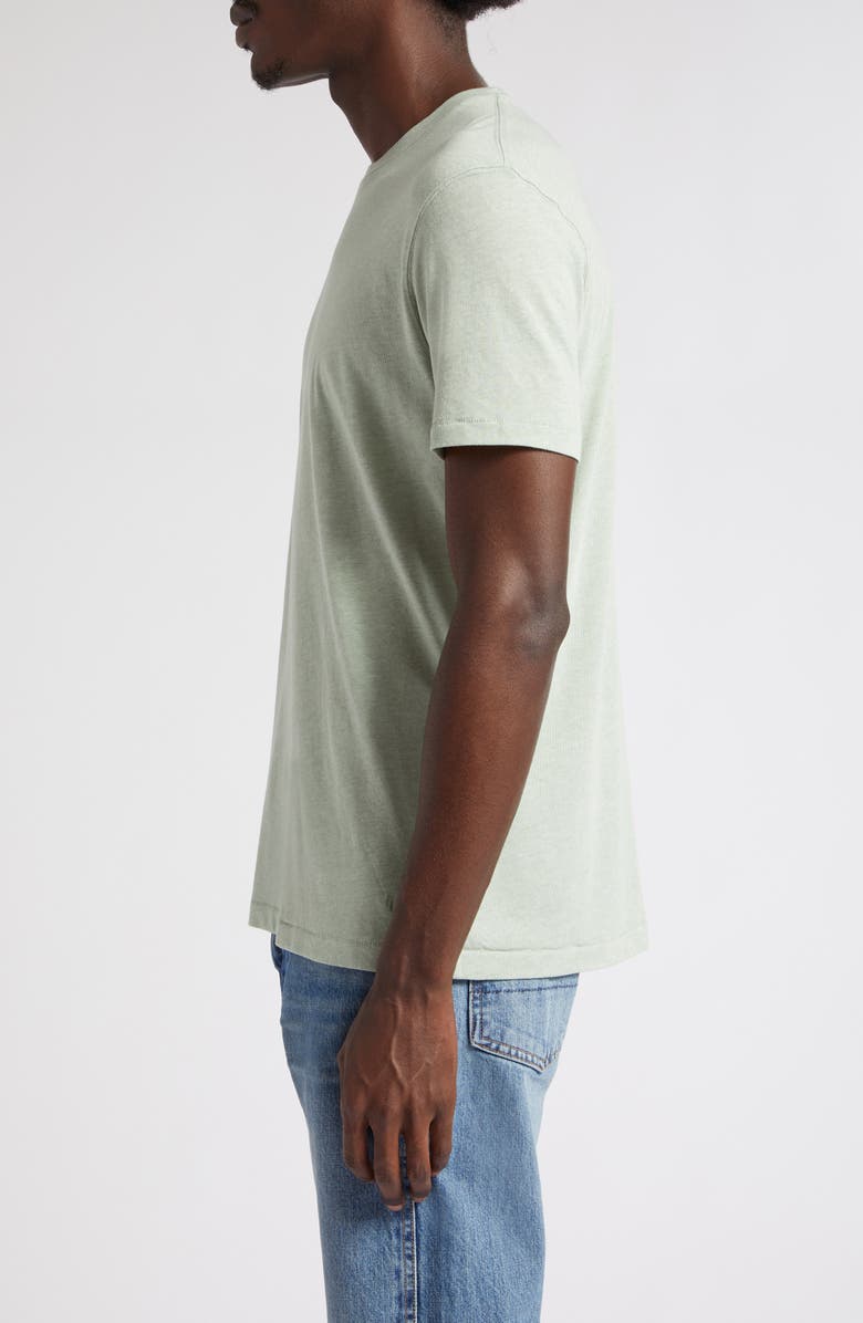 TOM FORD Mélange Crewneck T-Shirt, Alternate, color, Mint