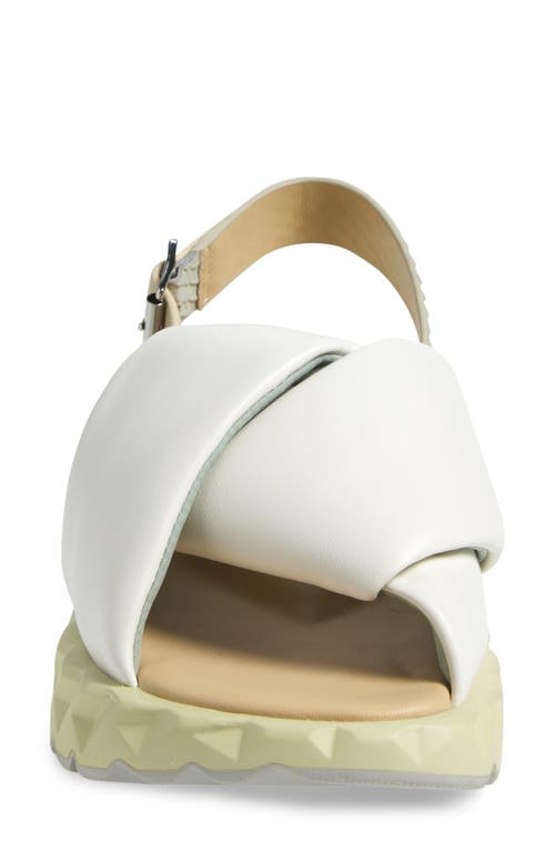 4ccccees Jabara Coil Slingback Sandal In White