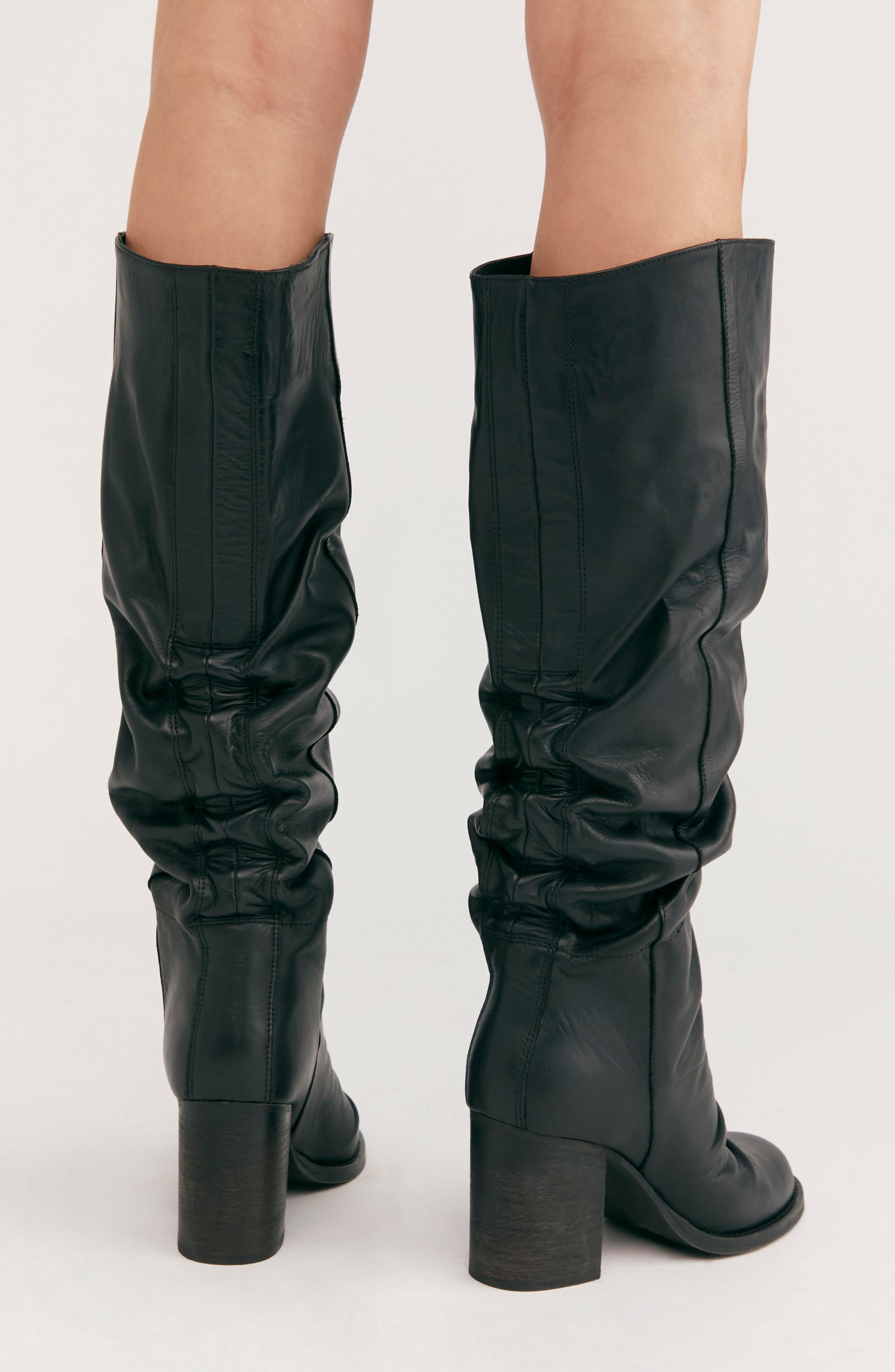 Free People Elle Slouch Knee High Boot, Alternate, color, 