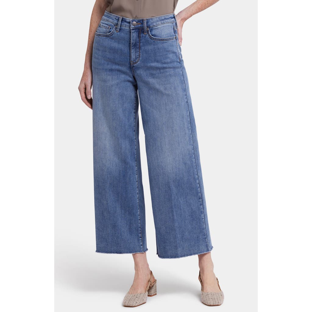 Nydj Brodi Wide Leg Ankle Jeans In Barcelona In Barcelona Breeze