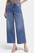 NYDJ Brodi Cool Embrace® Frayed High Waist Ankle Wide Leg Jeans