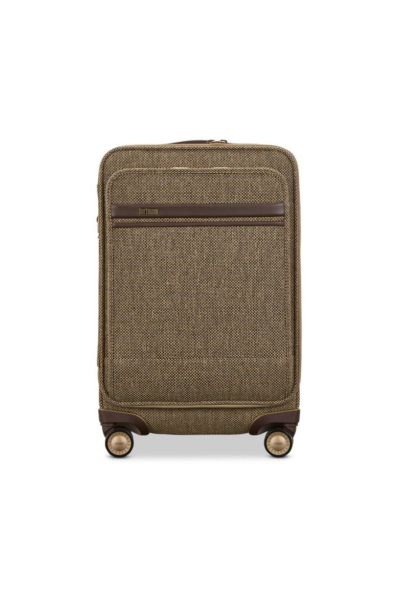 Tweed 22-inch Carry-on, Main, color, Tweed/Natural Leather