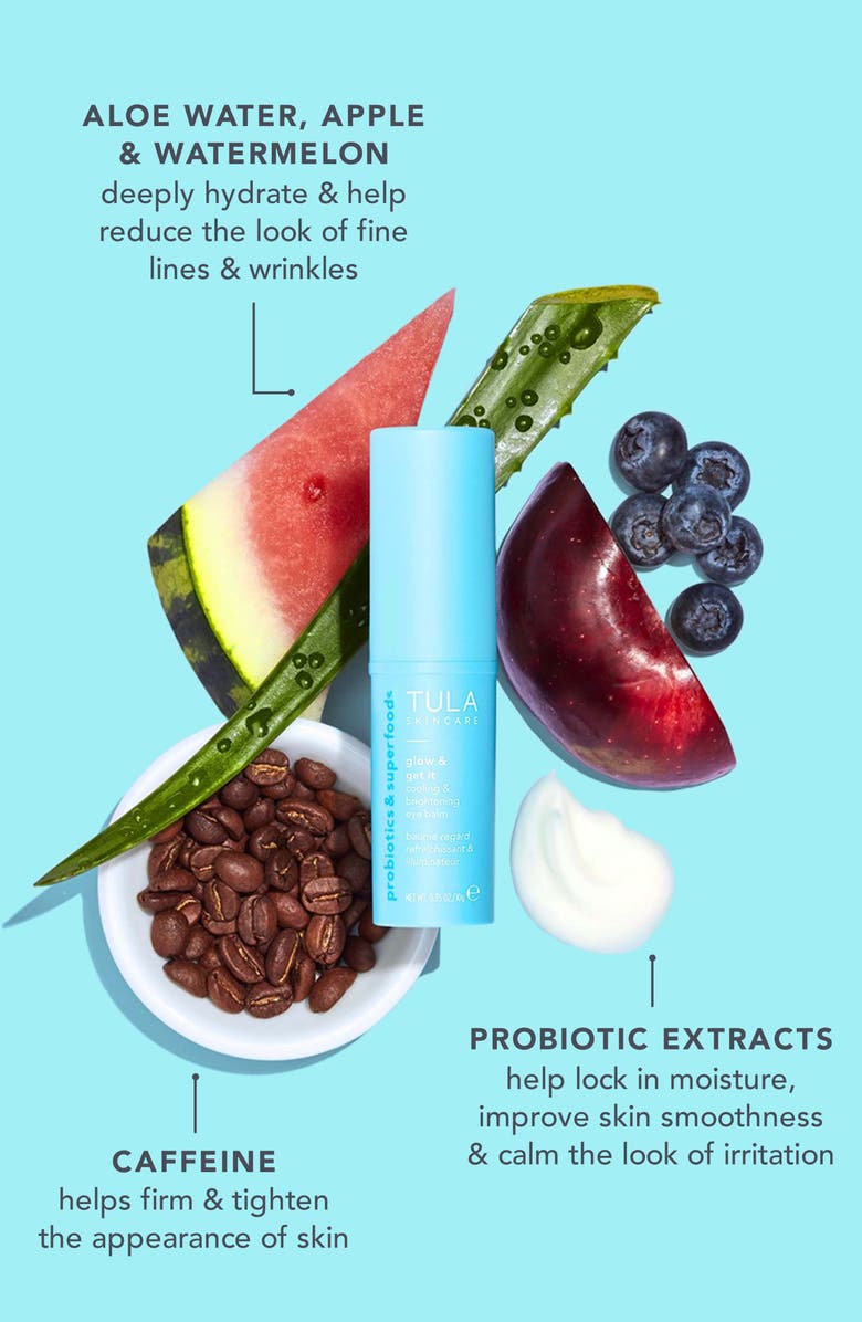 TULA Skincare Glow & Get It Cooling & Brightening Eye Balm, Alternate, color,
