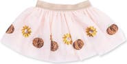 Angel Dear Kids' Sequin Pumpkin Tutu Skirt