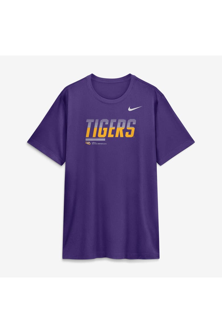 Men's Nike Purple LSU Tigers Sideline Legend Dri-FIT T-Shirt, Alternate, color, Purple