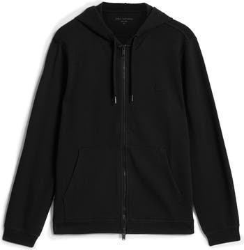John Varvatos Cotton Double Knit Zip Hoodie | Nordstromrack