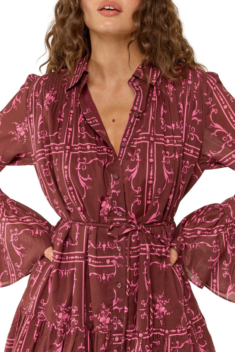 Eleanor Mini Dress, Alternate, color, Elizabeth Tile