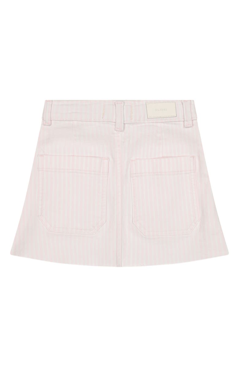 DL1961 Kids' Jenny Stripe Denim Miniskirt, Alternate, color, 