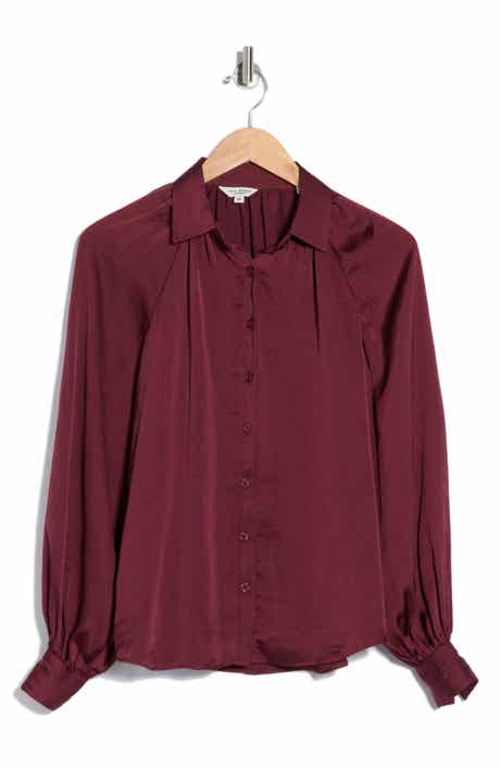 Long Sleeve Satin Shirt