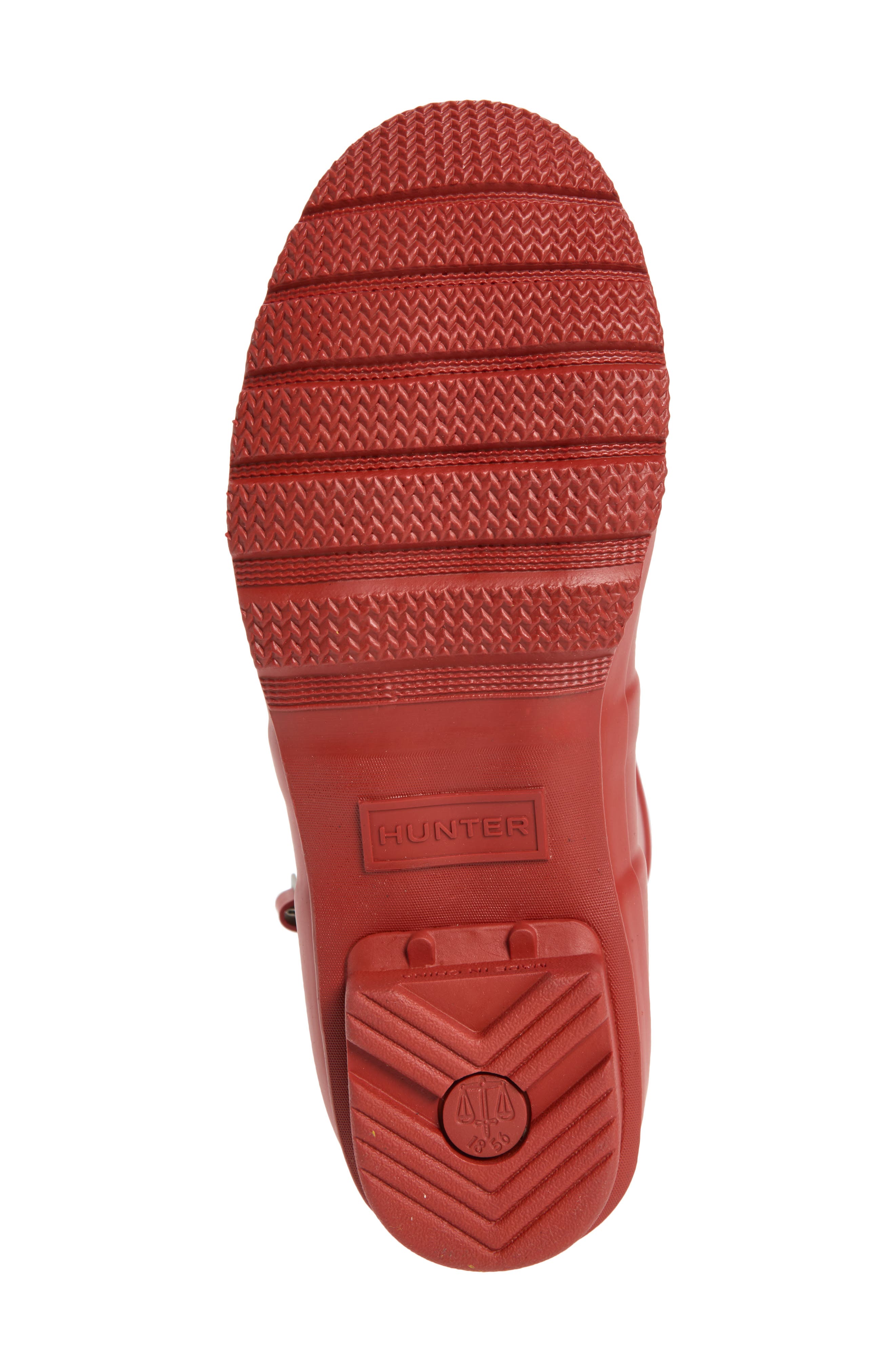 Short Rain Boot, Alternate, color, RED