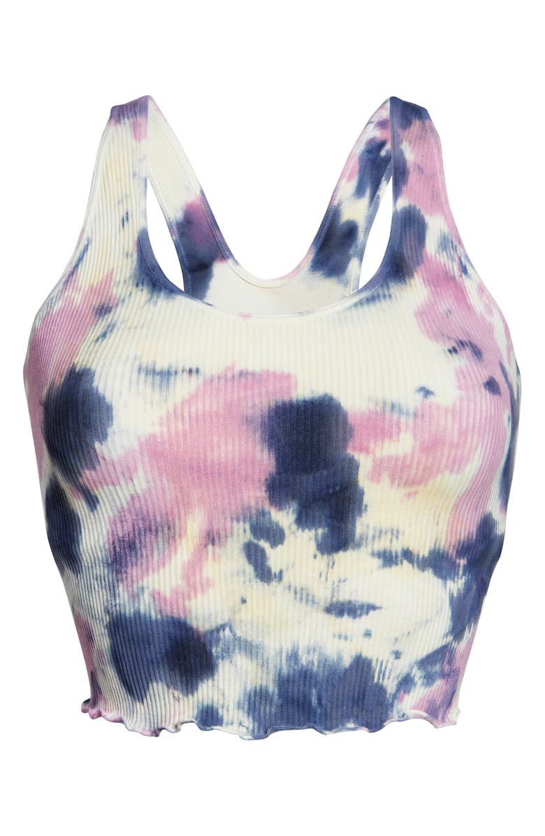 Spiritual Gangster Amor Tie Dye Crop Tank, Alternate, color, 