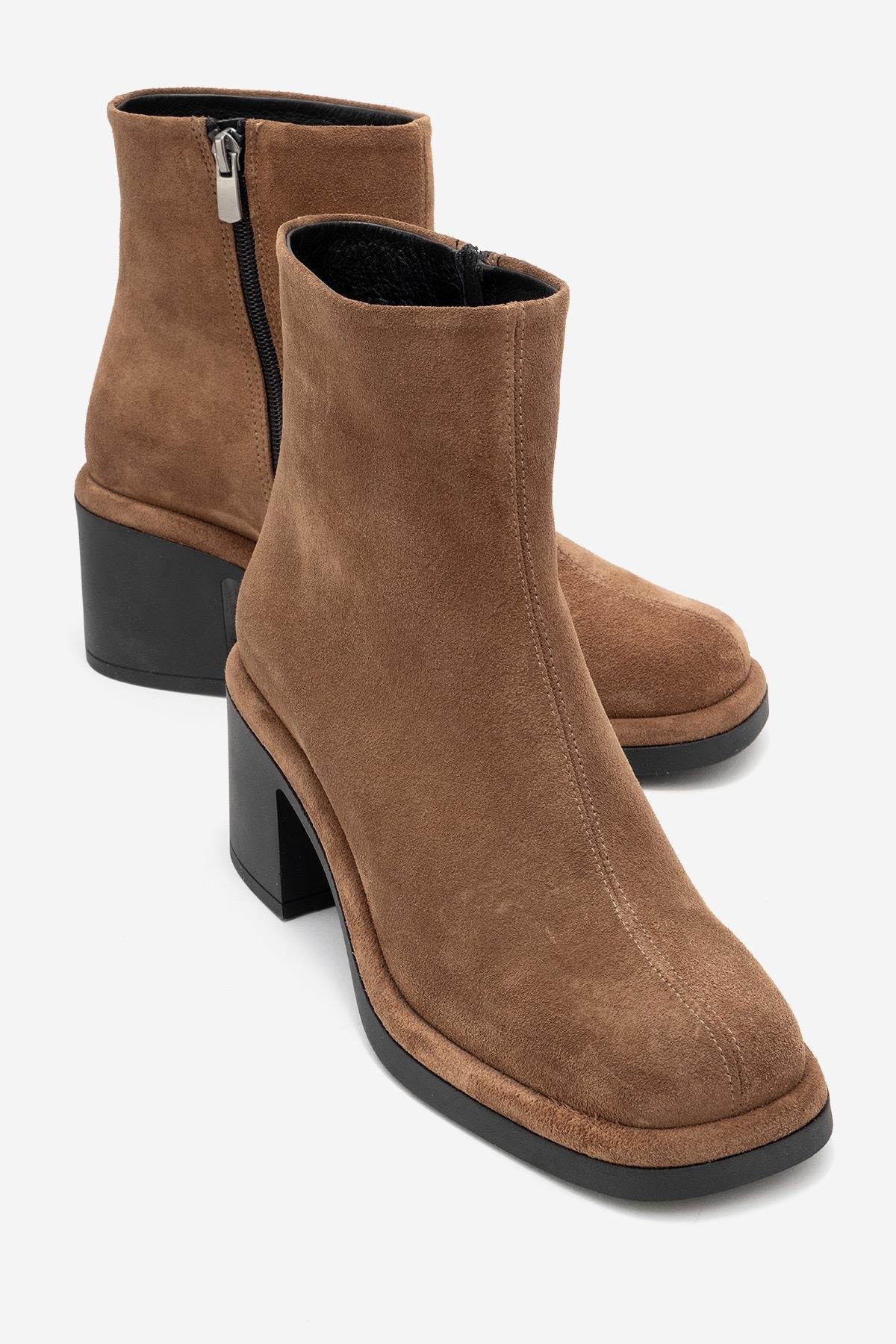 Junae Leather Block Heel Boot - image 4