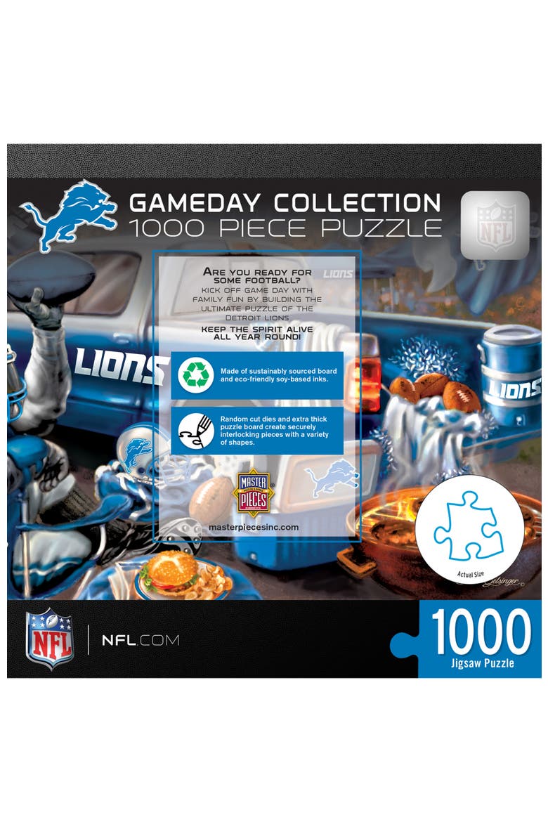 Detroit Lions Gameday 1000 Piece Puzzle, Alternate, color, Multicolor