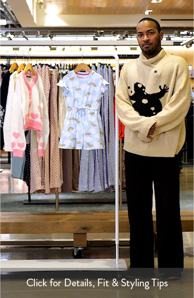 Kids' Print Flutter Sleeve Dress, sales video thumbnail