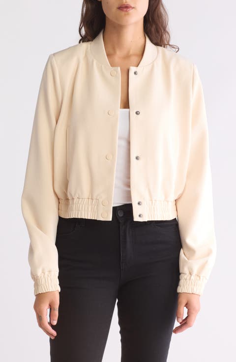Crop Bomber Jacket
