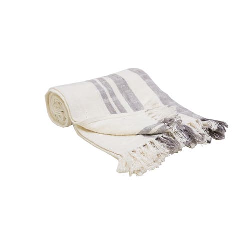 Carol & Frank 50" X 60" Morgan Tasseled Woven Throw In Multi