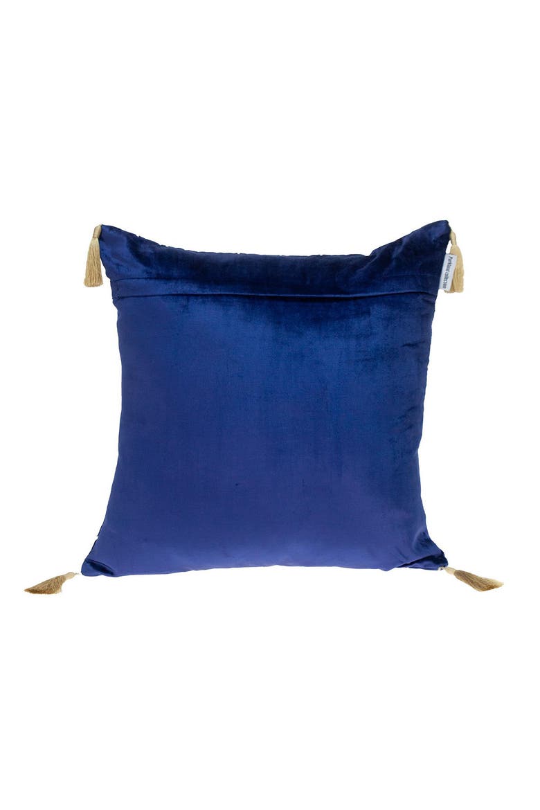 Zella Throw Pillow, Alternate, color, BLUE